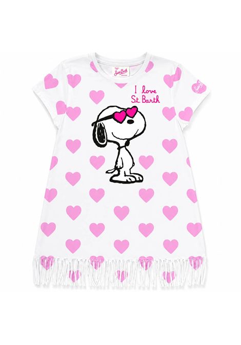 Copricostume con stampa SAINT BARTH | ABY0001 ABBEY02322L SNOOPY HEARTS LOVE SB 0